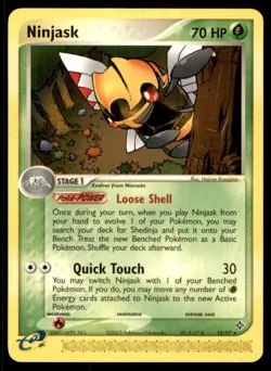 2003 EX - Dragon Ninjask Stage 1/Rare #18 - Image 1