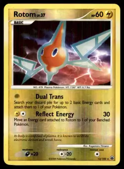 2008 Diamond & Pearl - Majestic Dawn Reverse Holo Rotom Basic/Rare Holo #13 - Image 1