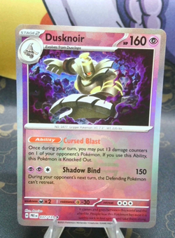 Dusknoir 37/131 MASTER ball Pokemon Prismatic Evolutions (PRE) 2025 LP 🔥🔥🔥 - Image 1
