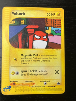 3 Pokemon 2003 Electrode 36/144 Skyridge, Voltorb 113/144 & Growlithe 62/144 EX - Image 3