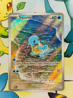 Squirtle 170/165 Pokemon 151 set (mew) 2023 NM 🔥🔥 - Image 1