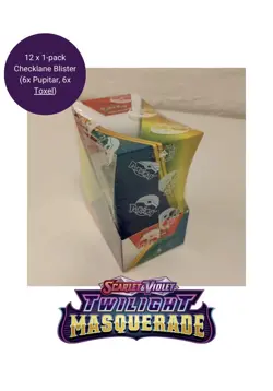 Pokemon Twilight Masquerade Checklane Blister Display SEALED ENGLISH - SHIP FAST - Image 2