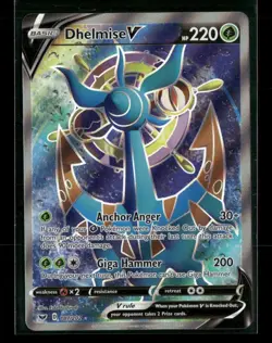 Dhelmise V (Full Art) 187/202 Pokemon SWSH01: Sword & Shield Base Set Ultra Rare - Image 1