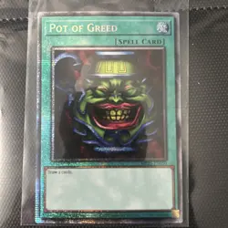 Yugioh! Pot Of Greed MP25-EN050 STARLIGHT Rare - Image 1