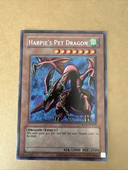 Yu-Gi-Oh! TCG Harpie's Pet Dragon RP02-EN093 Unlimited Secret Rare NM - Image 1