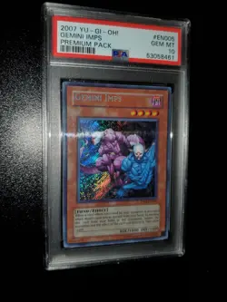 Yugioh 2007 Gemini Imps PP01-EN005 PSA 10 (Full Holo Bleed 🩸) - Image 3