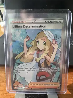 Pokemon TCG Mega Evolution Lillie’s Determination Full Art Trainer Card 169/132 - Image 1