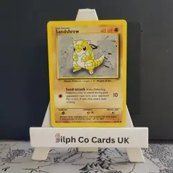Sandshrew 62/102 Base Set Pokemon Card WOTC - Image 1