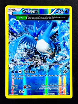 2015 Pokemon ARTICUNO Roaring Skies REVERSE HOLO Foil Rare XY Set Card 17/108 NM - Image 2