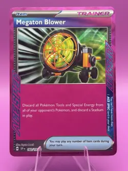 Pokemon TCG, Megaton Blower 182/191 - Surging Sparks - Ace Spec Trainer Card - Image 1