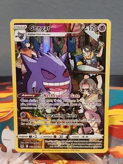 Gengar TG06/TG30 Trainer Gallery Pokemon Card Lost Origin Print Lines - Image 1