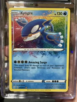 Pokemon TCG Kyogre Shining Fates Holo Card 021/072 Amazing Rare GEM MINT 10 - Image 2