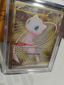 Pokemon Mew EX Gold Hyper Rare Holo TCG Card Scarlet & Violet - Image 5