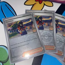 4X Carmine 145/167 Regional Promo Near Mint Trading Card Game Pokemon - Image 3