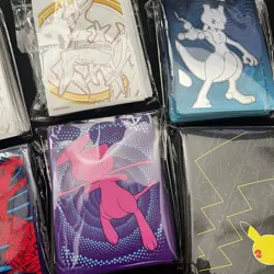 Lot of 6 Pokemon Card Sleeves Sets - Arceus Mewtwo Mew Rayquaza Pikachu 350+ - Image 2