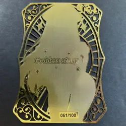 Goddess Story Gold METAL Card - Serial Number #061/100! - Anime Bikini Hinata - Image 5