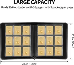 Durable Top Loader Card Storage Binder - Keeps Cards in Mint Condition - Image 5