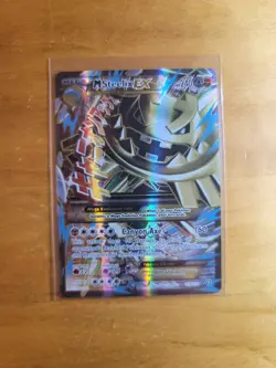 M Steelix EX (Full Art) 109/114 XY - Steam Siege Holo Rare Pokemon TCG Card NM - Image 1