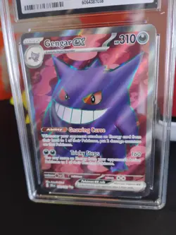 Pokemon Gengar EX Full Art Ultra Rare Holo Card Temporal Forces - Image 1