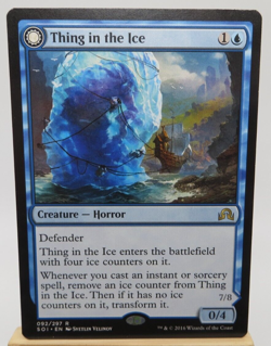 MTG THING IN THE ICE / AWOKEN HORROR Rare Creature Magic The Gathering Card 2016 - Image 1
