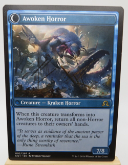 MTG THING IN THE ICE / AWOKEN HORROR Rare Creature Magic The Gathering Card 2016 - Image 2
