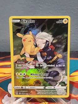 Pikachu TG05/TG30 Trainer Gallery Pokemon Card Lost Origin Very LP - Image 1