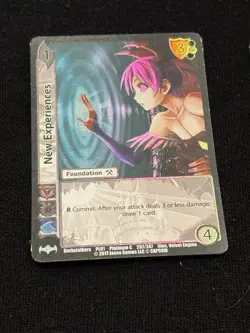 New Experiences, Ufs Tcg Ccg, Darkstalkers, Platinum C Foil Card - Image 1