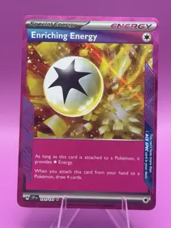 Pokemon TCG Enriching Energy 191/191SV08: Surging Sparks Ace Spec Rare Holo Card - Image 1