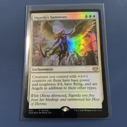 MTG Sigarda's Summons (404/596) Innistrad Crimson Vow NM FOIL - Image 1