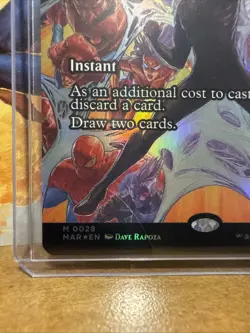 NM Borderless Foil Thrill of Possibility, MTG, Marvel's Spider-Man, Magic, 28 - Image 2