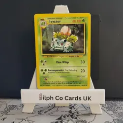 Ivysaur 30/102 Base Set Pokemon Card WOTC - Image 1
