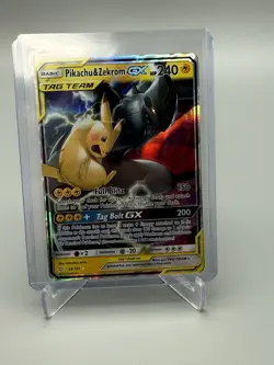 Pikachu & Zekrom GX - 33/181 Team Up Ultra Rare Pokemon LP - Image 1