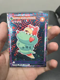 5pc Lot Non-TCG Mega Pokemon Cards Galaxy Peru Licensed Blue Engraved Foil Nm - Image 4