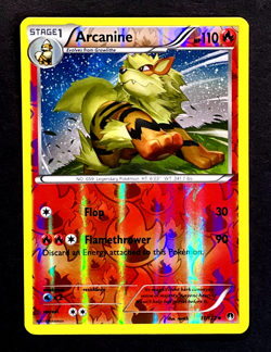 2016 Pokemon ARCANINE Breakpoint REVERSE HOLO Foil XY Series Set Card 11/122 NM - Image 1