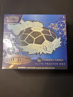 Stellar Crown Pokemon Center Elite Trainer Box ETB SEALED - Image 1