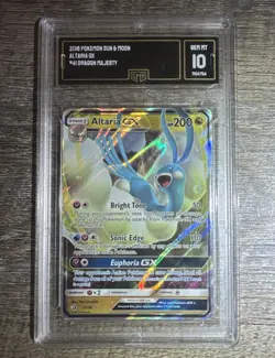Altaria GX 41/70 CGC PRISTINE 10 Ultra Rare Holo 2018 Dragon Majesty Pokemon TCG - Image 1