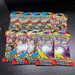 Mega Evolution Sleeved Booster Pack X11 - Sealed Pokemon Blister Packs 10 - Image 1