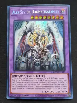 Alba System Dogmatikalamity (Secret Rare) BLMM-EN011 (Near Mint) YuGiOh! - Image 1