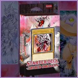 ARMED DRAGON CHAZZ STARTER DECK 42 | LV White Dragon Duelist Kingdom YuGiOh - Image 1