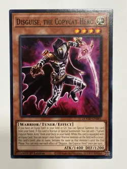 Yugioh! Disguise, the Copycat Hero DOOD-EN081 Doom of Dimensions PREORDER - Image 1
