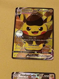 4 Pikachu Pokemon Card Holo GX VSTAR VMAX GX EX Cosplay Art - Image 3