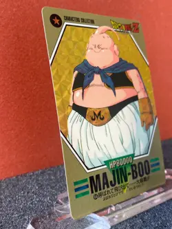 Bandai 1994 Dragon Ball CCG Characters Collection Prism Insert Card 64 Majin Boo - Image 3