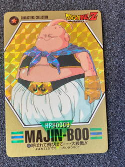 Bandai 1994 Dragon Ball CCG Characters Collection Prism Insert Card 64 Majin Boo - Image 5