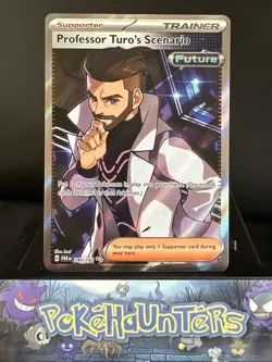 Pokemon Card Professor Turo's Scenario 240/182 Paradox Rift Trainer NM - Image 1