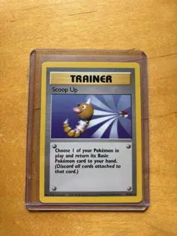 Rare Base Set Scoop Up 78/102 MINT Condition Trainer Pokemon Card - Image 1