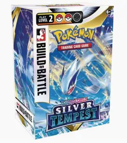 Pokemon TCG Sword and Shield Silver Tempest Build and Battle 40-Card Deck 820650851056 - Image 1