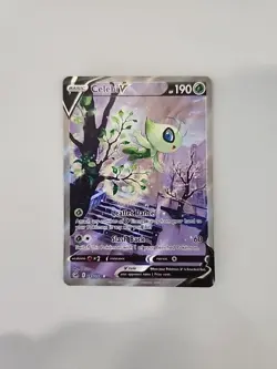 Pokemon Celebi V Alternate Full Art Trading Card 245/264 Fusion Strike Near Mint - Image 1