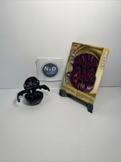 Bakugan New Vestroia B2 Darkus Exedra Legendary soldier W/Card RARE - Image 1