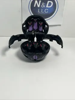Bakugan New Vestroia B2 Darkus Exedra Legendary soldier W/Card RARE - Image 2