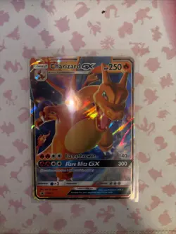 Pokemon TCG Charizard GX #SM211 Sun Moon Black Star Promo Holo Foil Card - Image 1
